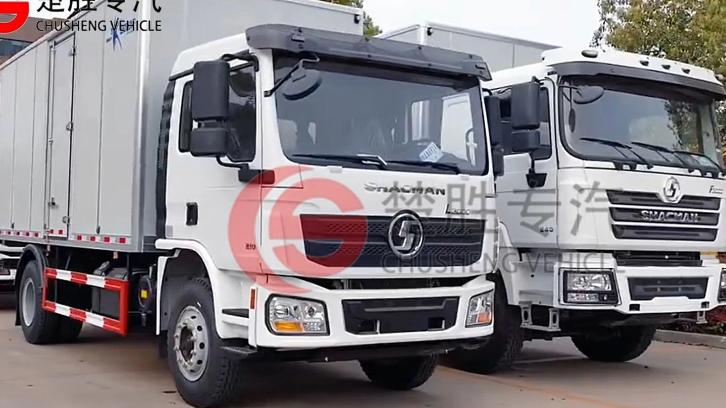 ¡Maravilloso pedido! Las 10 unidades Shacman 4x2 20cbm camión de carga ligera a Kenia, AFICA