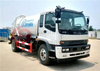 Camión cisterna de succión de aguas residuales al vacío de aguas residuales ISUZU 4×2 para limpieza de alcantarillado de lodos y lodos