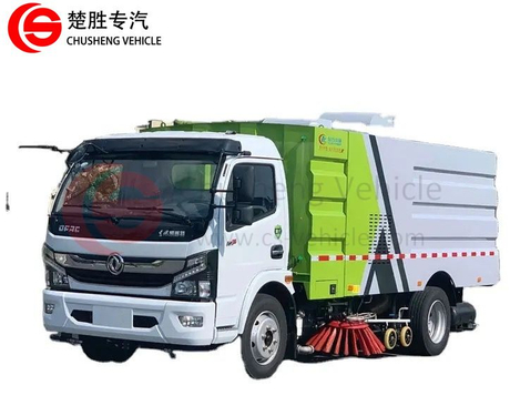 Camión barredor de limpieza de calles DONGFENG 4 × 2 de alta calidad