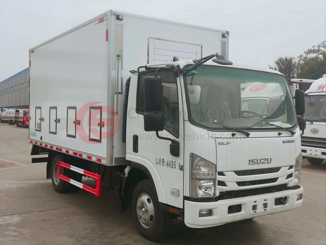 Nuevo camión de carga inteligente ISUZU de 5 toneladas con pollito vivo, furgoneta de reparto para pollitos viejos, a la venta
