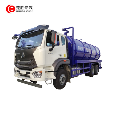Nuevo camión de limpieza por succión al vacío de aguas residuales Howo 4x2 6*4, camión con tanque séptico, camión de succión de aguas residuales