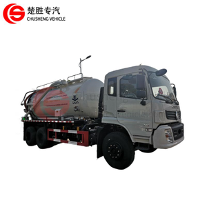 Camión aspirador de aguas residuales de limpieza a alta presión Dongfeng 6X4