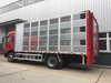 Camión de transporte de aves y ganado Dongfeng 4*2 de 10 toneladas de alta calidad con humidificación por pulverización a la venta