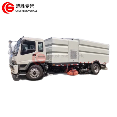 ISUZU 4 × 2 camión barredora de limpieza de carreteras