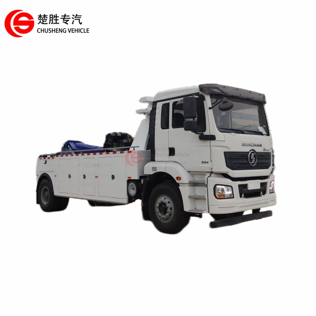 Camión de remolque integrado de recuperación de carreteras Shacman H3000 de 6 ruedas