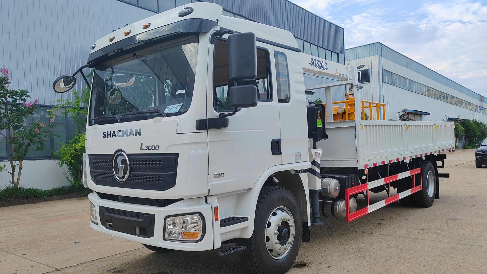 Camión grúa para pedidos comerciales nacionales