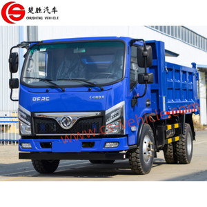 Camión volquete ligero Dongfeng para el transporte de materiales de construcción como piedra triturada y arena de río