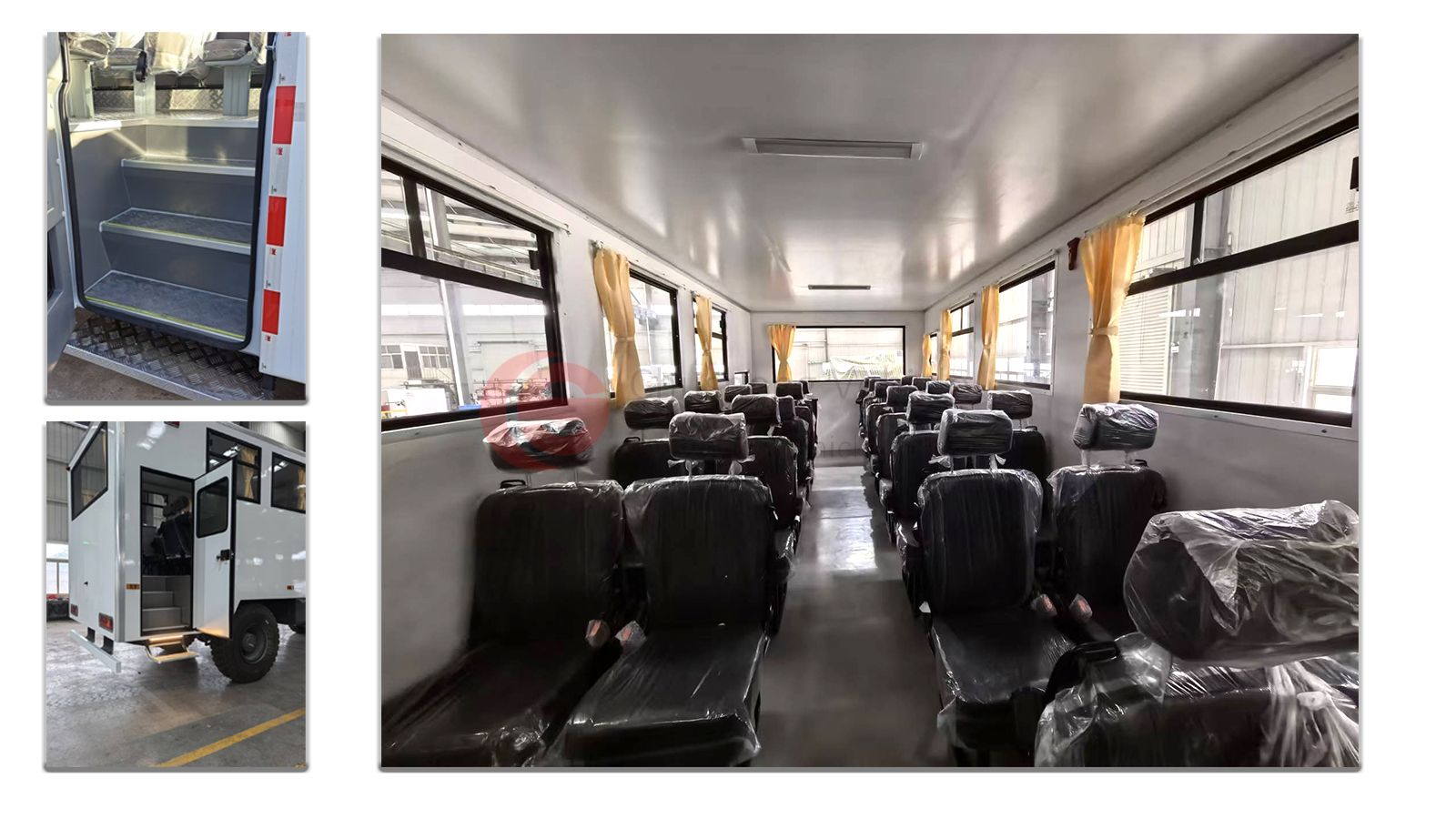 autob&uacute;s de la tripulaci&oacute;n.