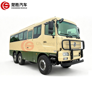 DONGFENG 6x6 Off Road Trucks Autobús de visita turística 30 asientos Autobús portador de pasajeros