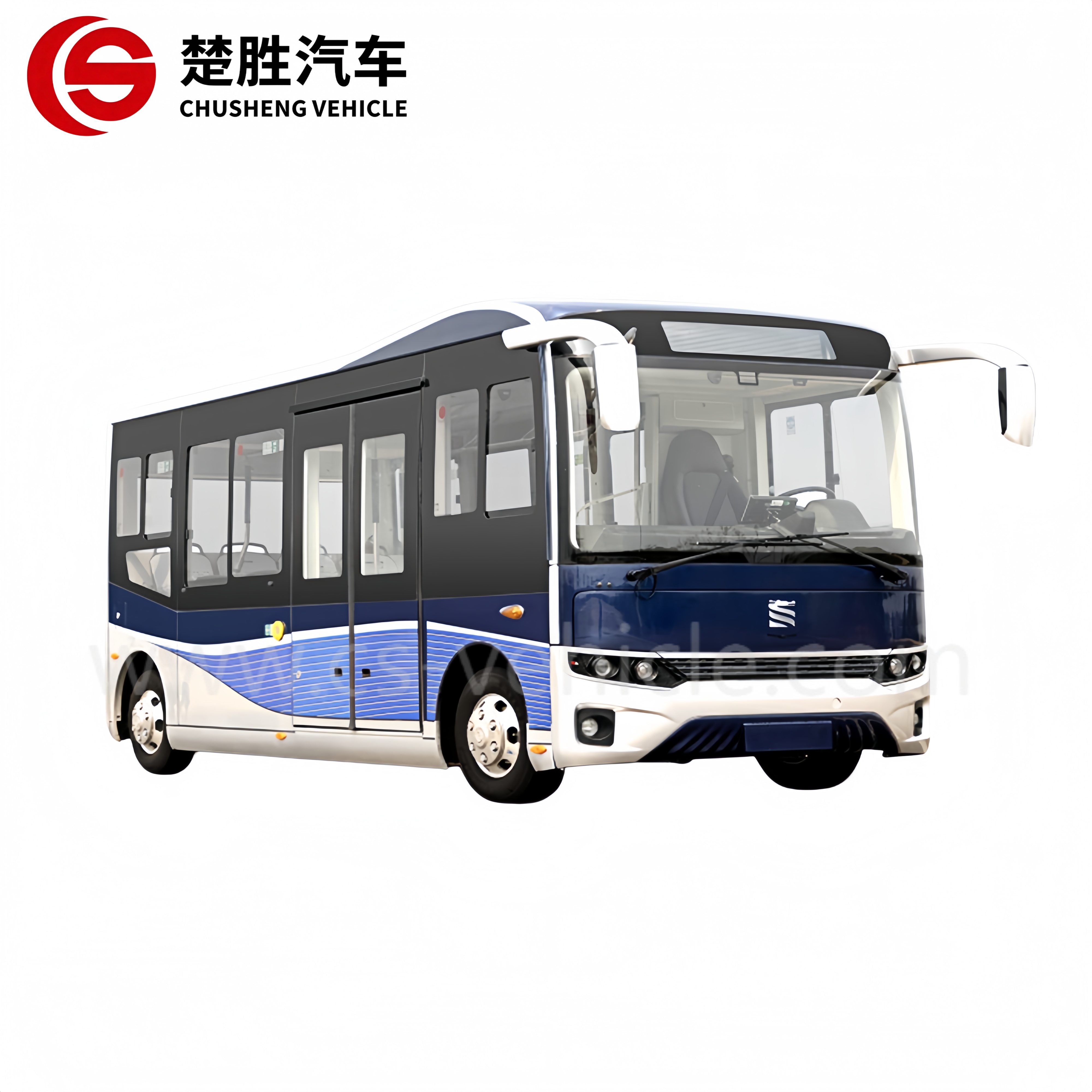 TENGLONG Autobús/autocar interurbano eléctrico puro nuevo de 5,9 metros con volante a la izquierda de 9 a 15 asientos y autobús urbano con chasis liviano