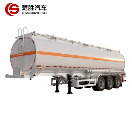  Semirremolque cisterna de combustible de 45000 litros, 3 árboles, FUWA, 45m3, aceite de acero con 5 compartimentos para equipos pesados, gasolina diésel